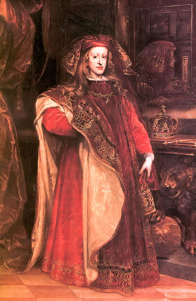 Carlos II, como Gran Maestre de la Orden del Toison de Oro Carlos II, como Gran Maestre de la Orden del Toison de Oro